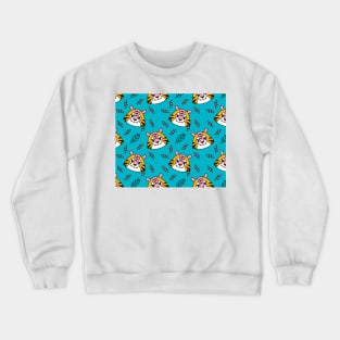 Tiger king pattern Crewneck Sweatshirt